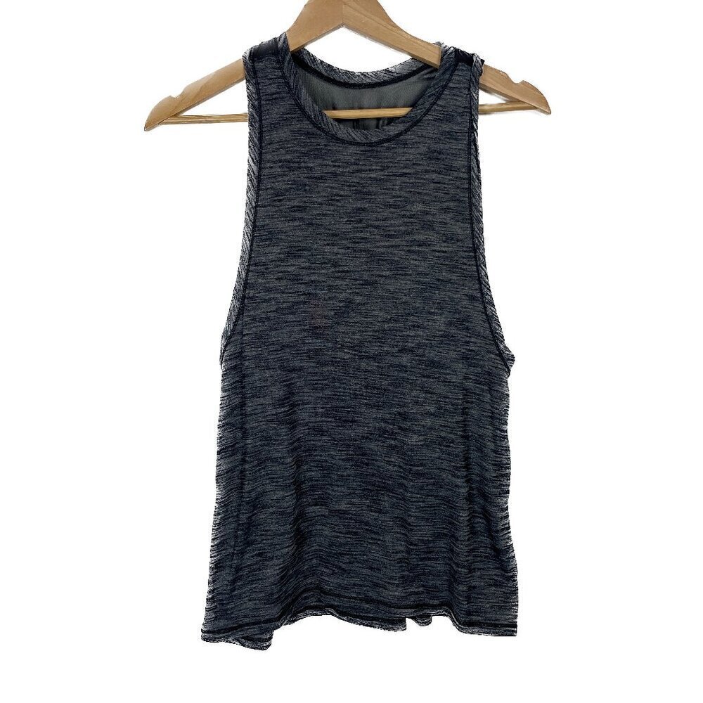 Lululemon Sz: 6 Heather Grey Bra and Swing Tank Combo